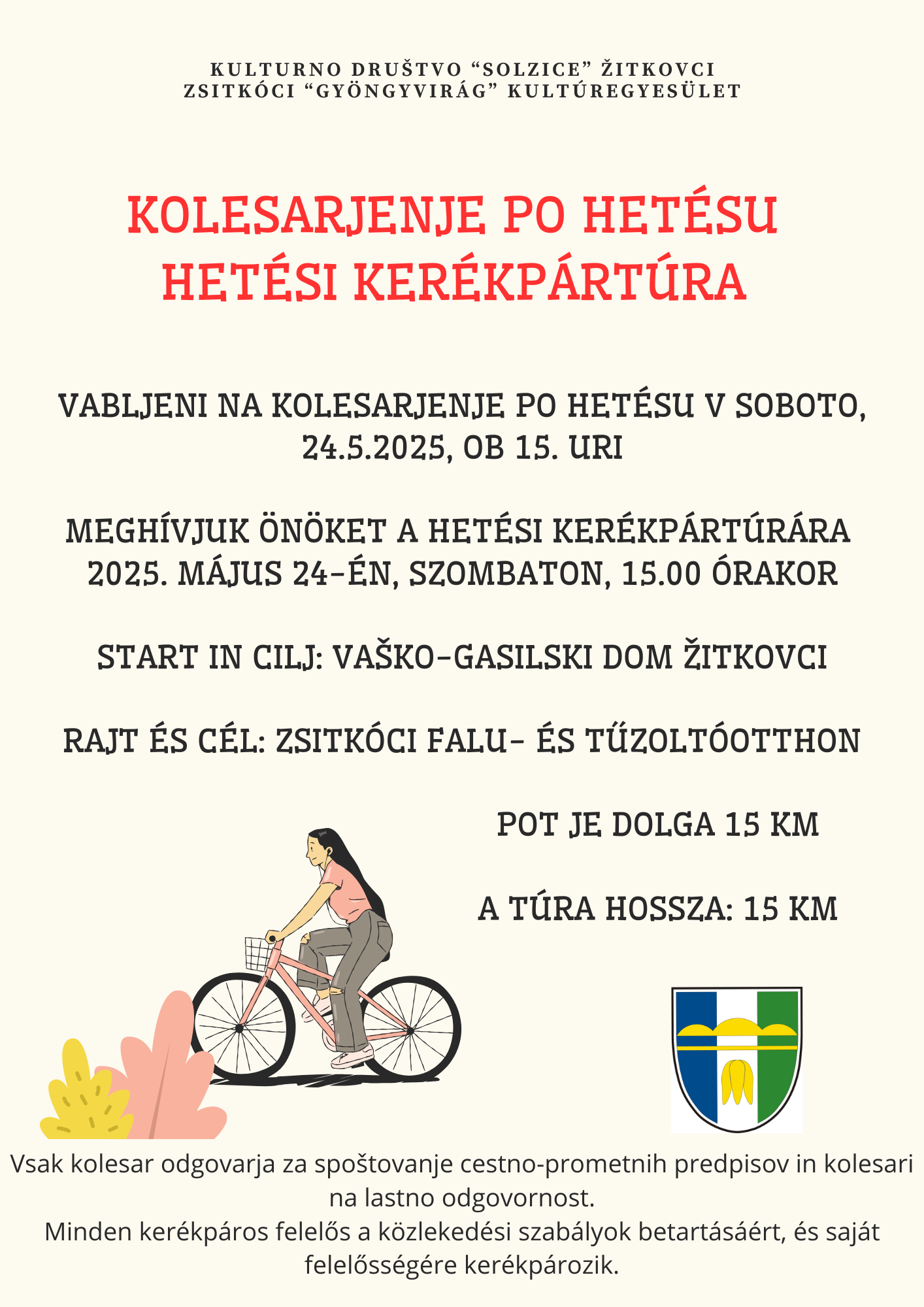 kolesarjenje po hetésu hetési kerékpártúra